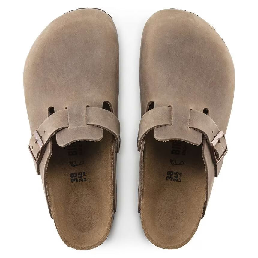 Birkenstock Womens Boston BS Sandal - Tabacco Brown 1