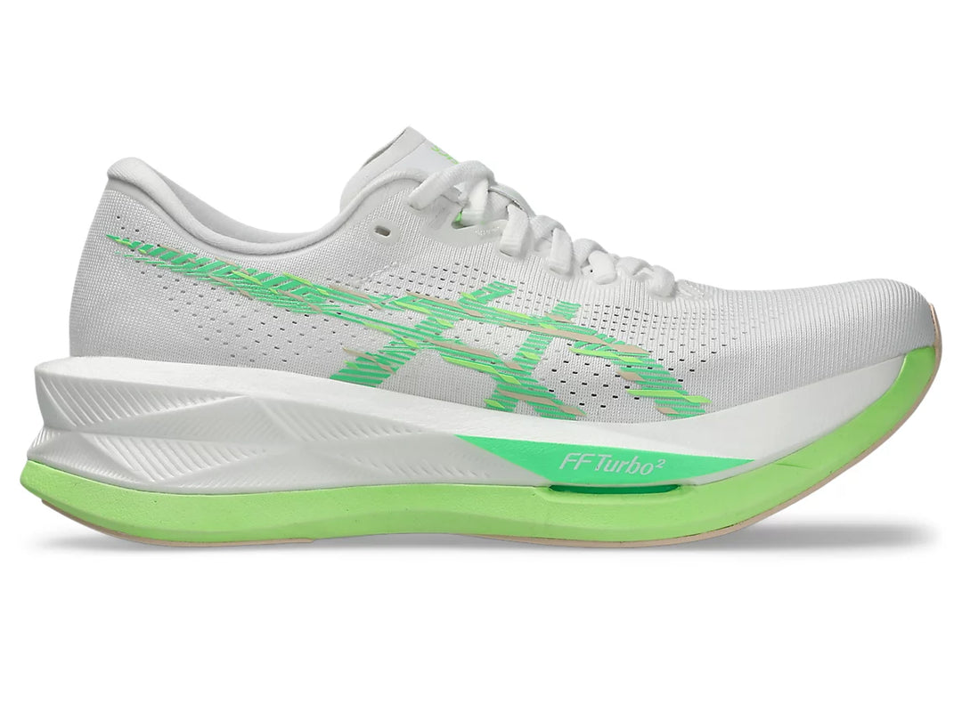 ASICS Women’s Sonicblast Running Shoe - White / Vital Green 