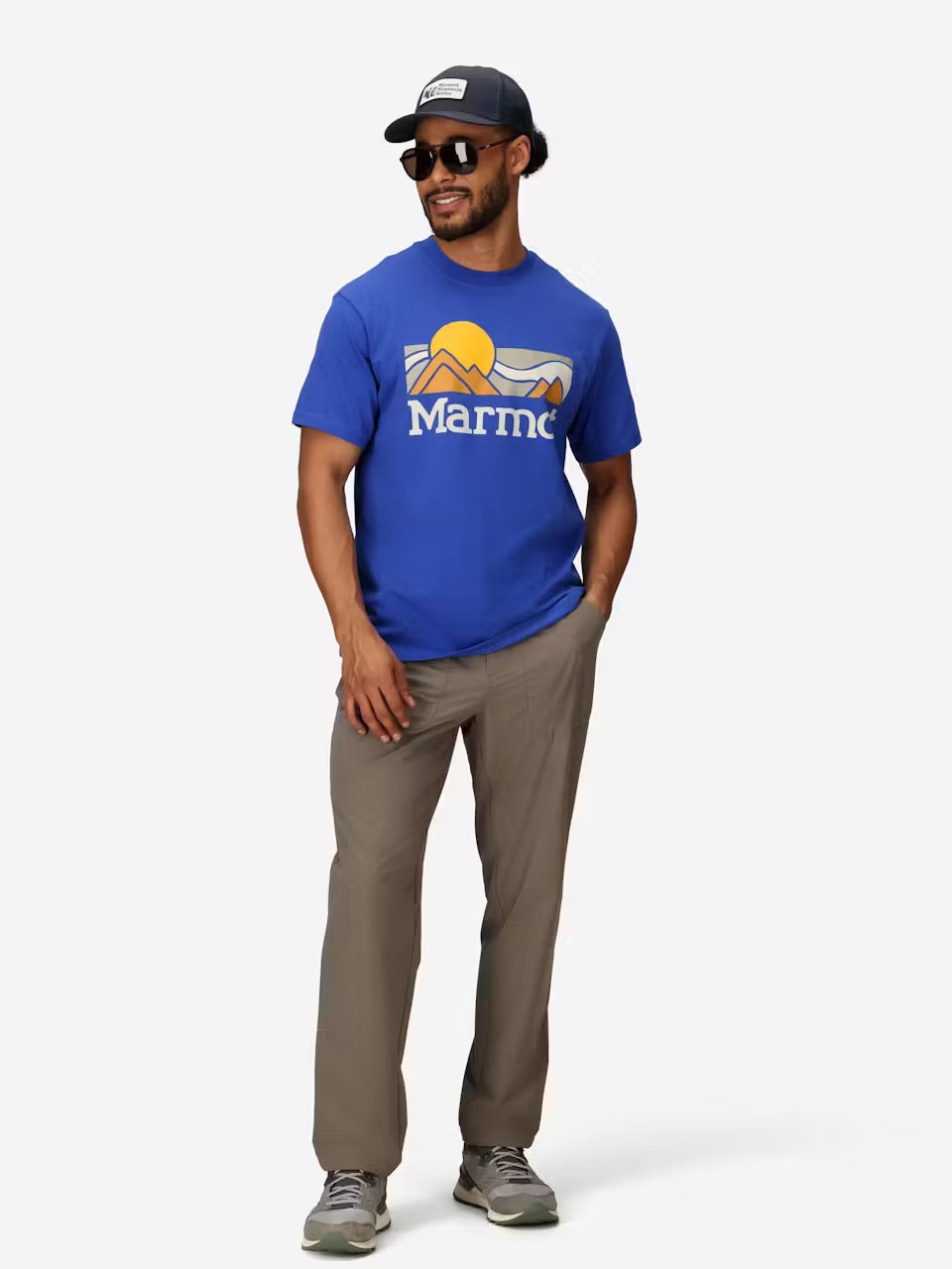 Marmot Men’s Coastal Short-Sleeve Tee Oxide Blue 2