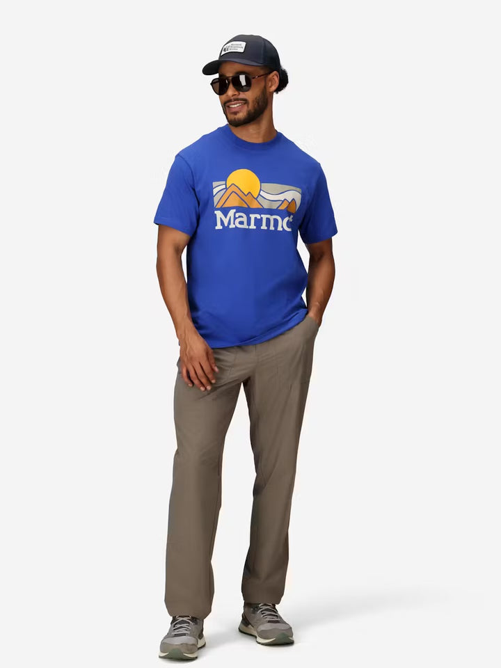 Marmot Men’s Coastal Short-Sleeve Tee Oxide Blue 2