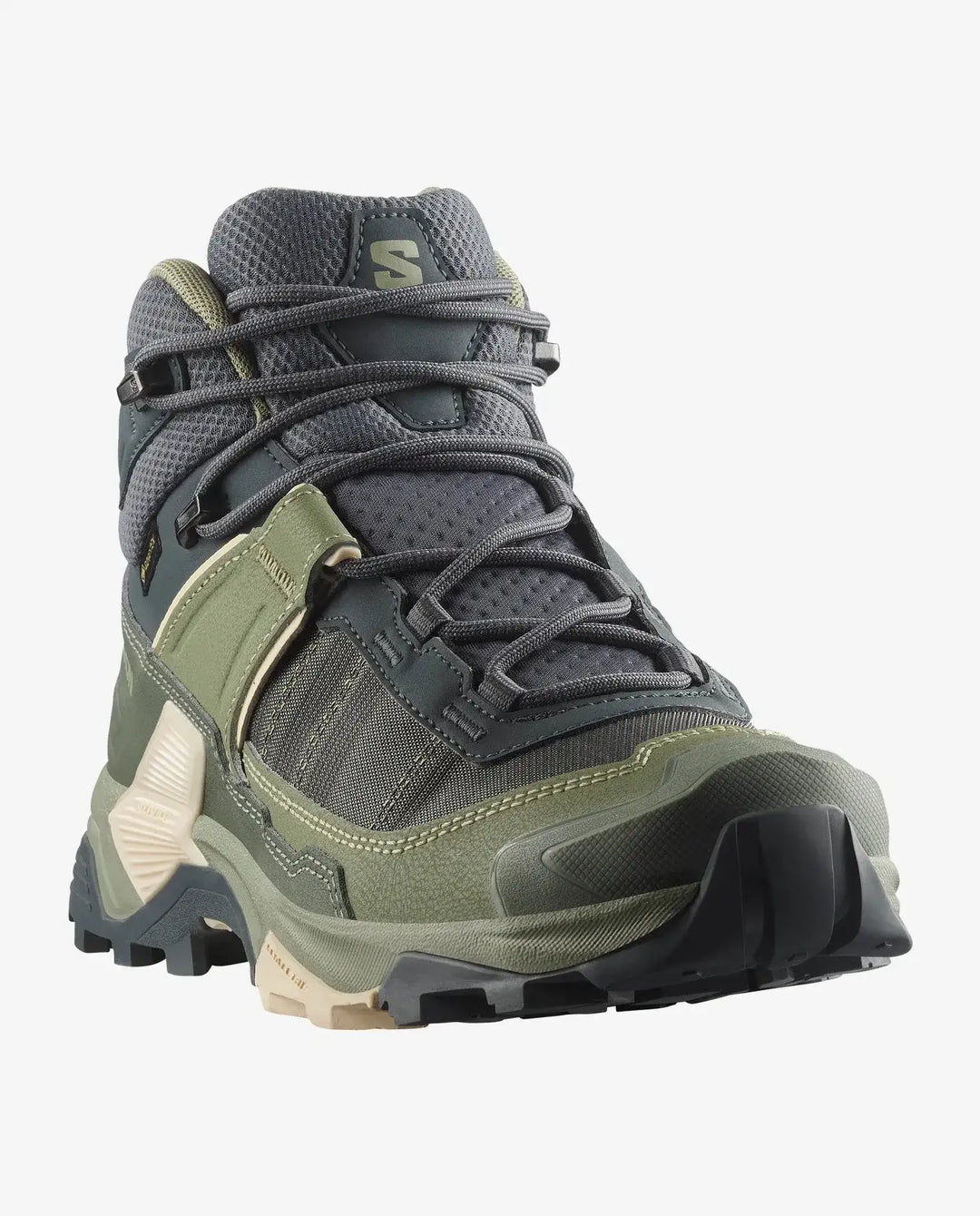 Salomon Women’s X Ultra 5 Mid Gore-Tex Hiking Boots - Turbulence/Sedona Sage/Peach 4