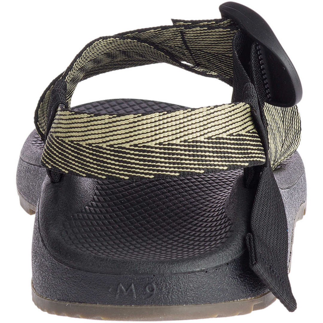 Chaco Men's Mega Z Cloud Wide-Strap cushioned Sandal Odds Black 3