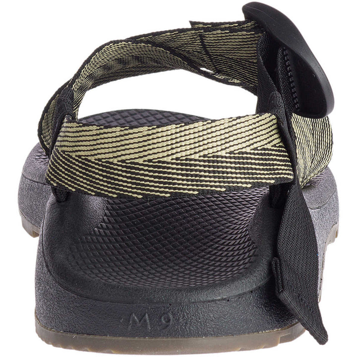 Chaco Men's Mega Z Cloud Wide-Strap cushioned Sandal Odds Black 3