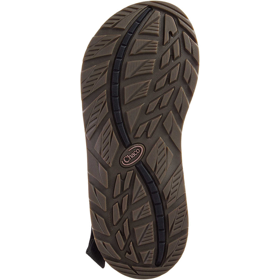 Chaco Men's Mega Z Cloud Wide-Strap cushioned Sandal Odds Black 4