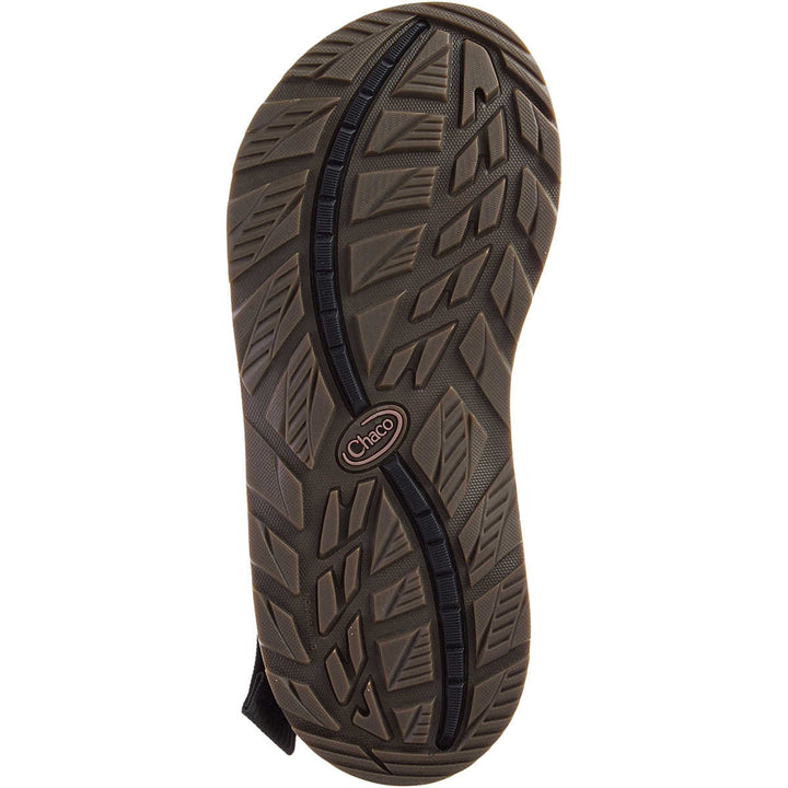 Chaco Men's Mega Z Cloud Wide-Strap cushioned Sandal Odds Black 4