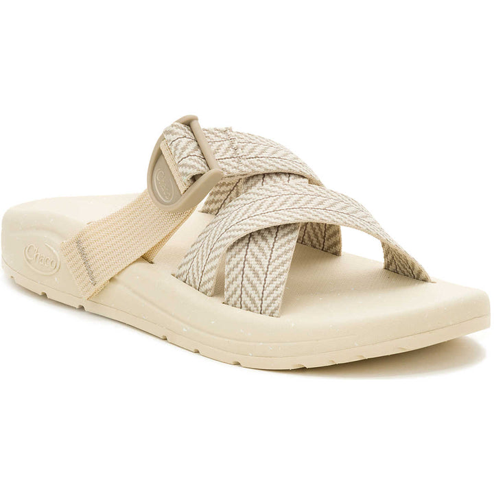 Chaco Women's Cushz Extra Cushioned Slide Frond Dark Vanilla 1