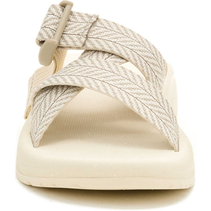 Chaco Women's Cushz Extra Cushioned Slide Frond Dark Vanilla 2