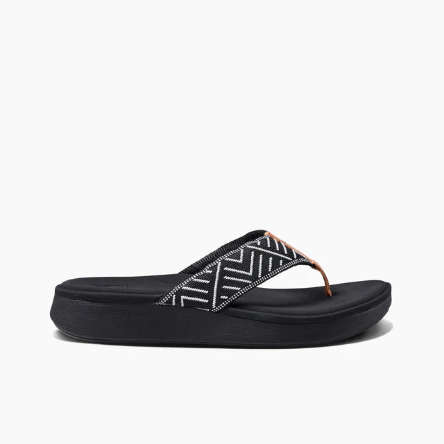 Reef Women's Cushion Cloud Tx Sandals black geo
