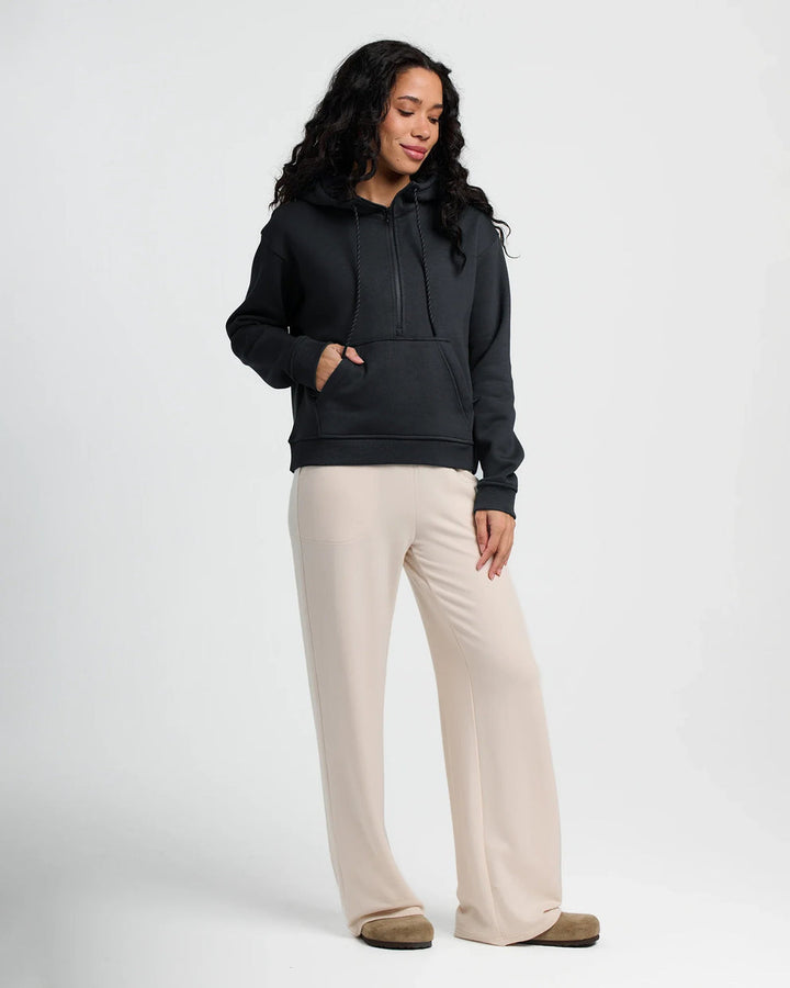 Free Fly Women’s Bamboo Northcoast Fleece Anorak Black 4