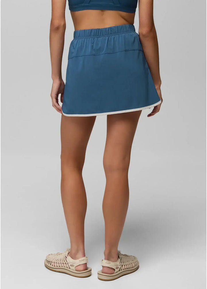 PrAna Women’s Railay Scallop Skort - Bluff Blue 1