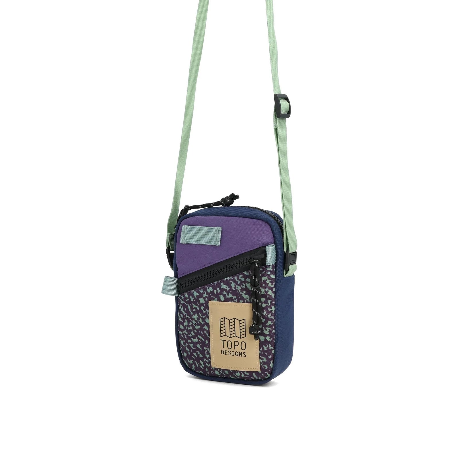 Topo Designs Mini Shoulder Bag Loganberry / Crackle 