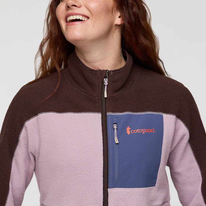 Cotopaxi Women's Abrazo Fleece Full-Zip Jacket - Coffee/Quartz 3