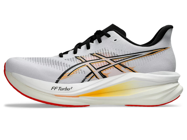 ASICS Men’s Sonicblast 2 Running Shoe - White/Stadium Orange 7