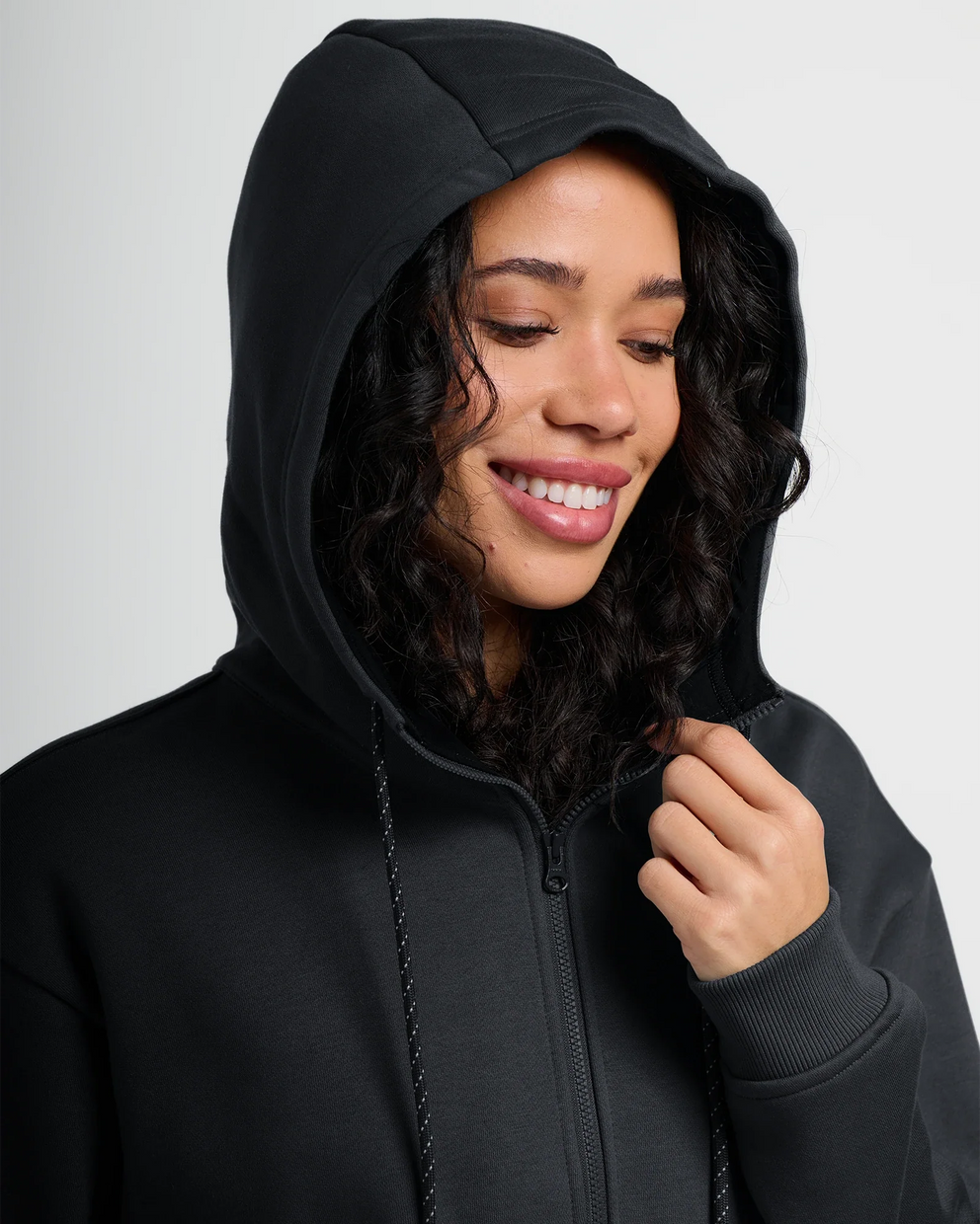 Free Fly Women’s Bamboo Northcoast Fleece Anorak Black 2