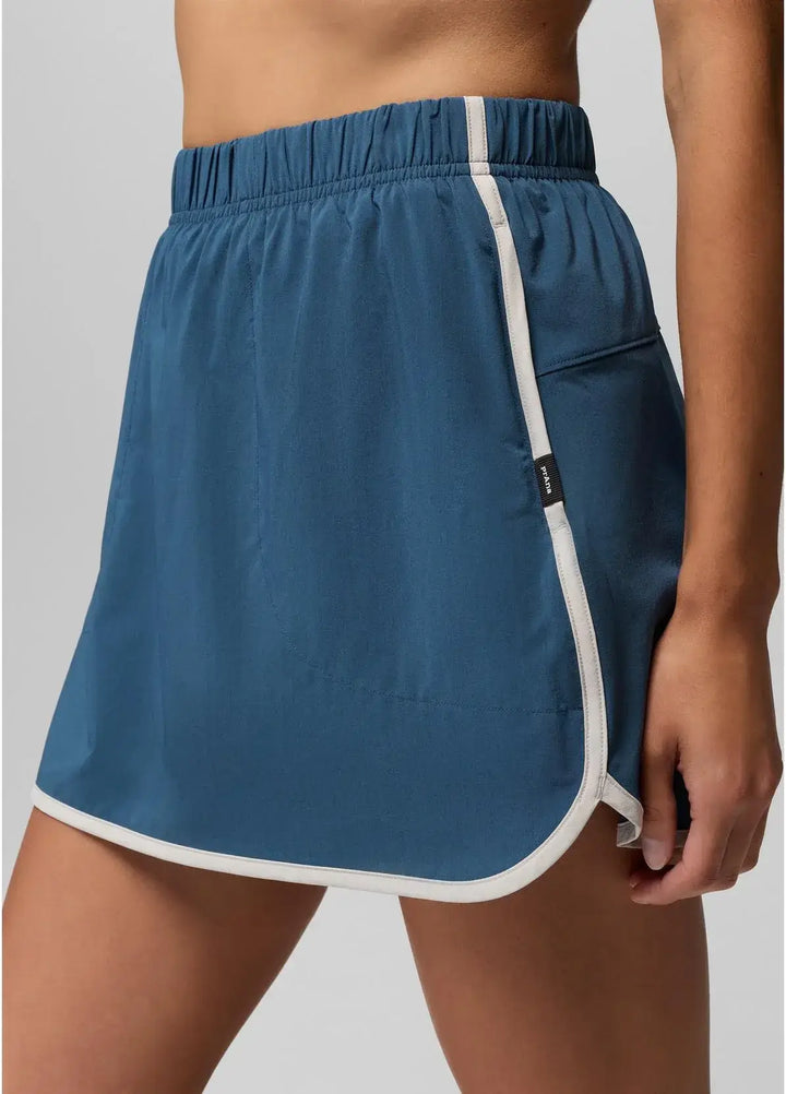 PrAna Women’s Railay Scallop Skort - Bluff Blue 2
