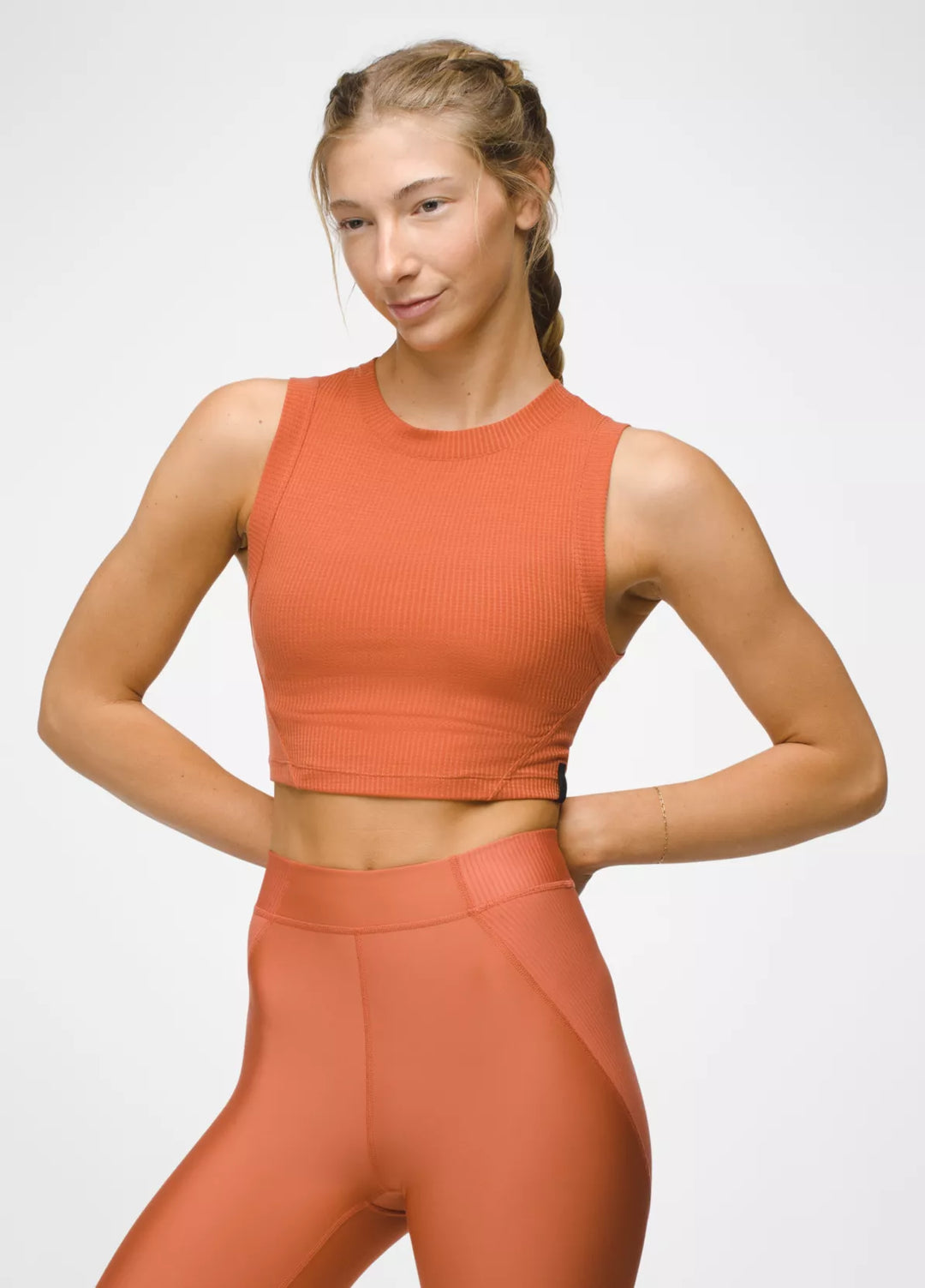 PrAna Women’s Send Off Sleeveless Top Terracotta pic 1 - The Shoe Collective