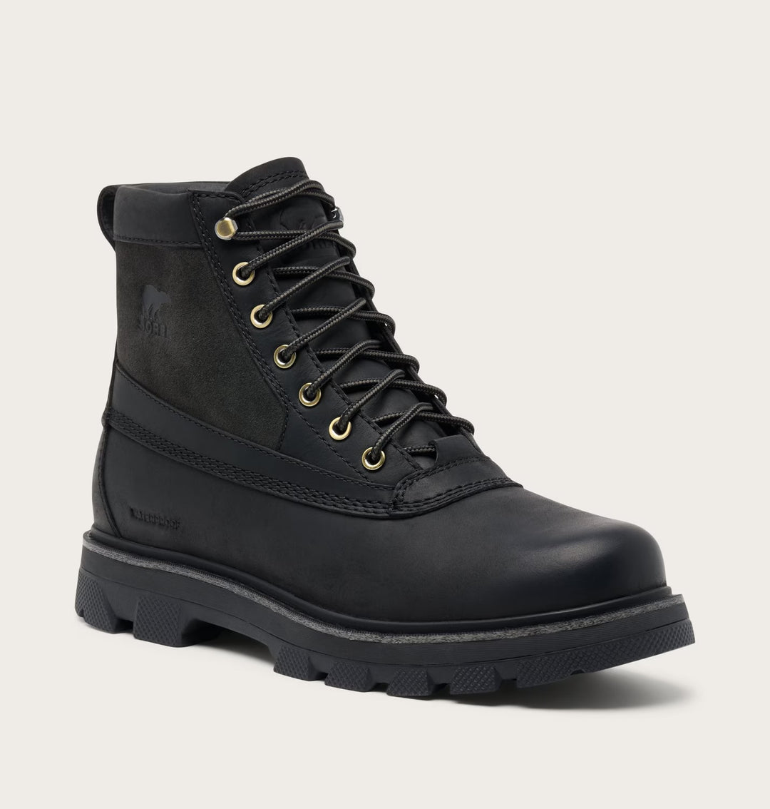 Sorel Men’s Lark-47 Waterproof Boot - Black/Jet 4