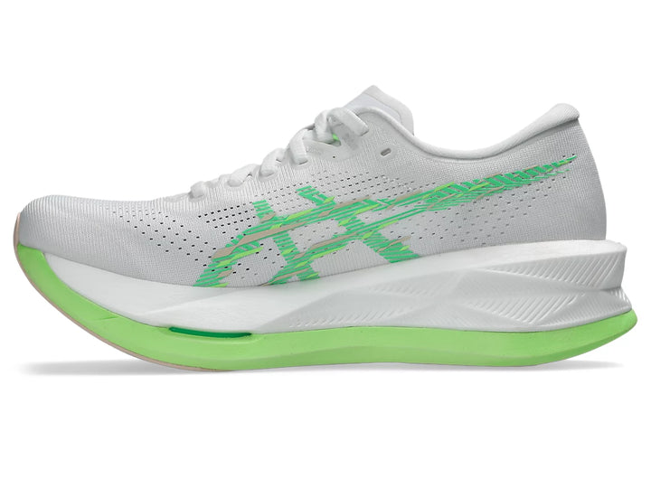 ASICS Women’s Sonicblast Running Shoe - White / Vital Green 3