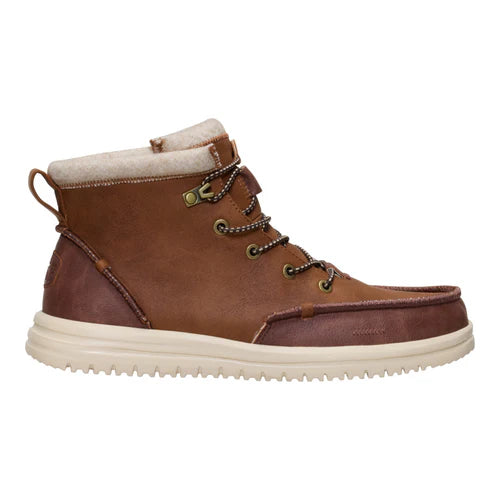 HeyDude Men’s Bradley Classic Tumbled Boot - Cognac/Multi 