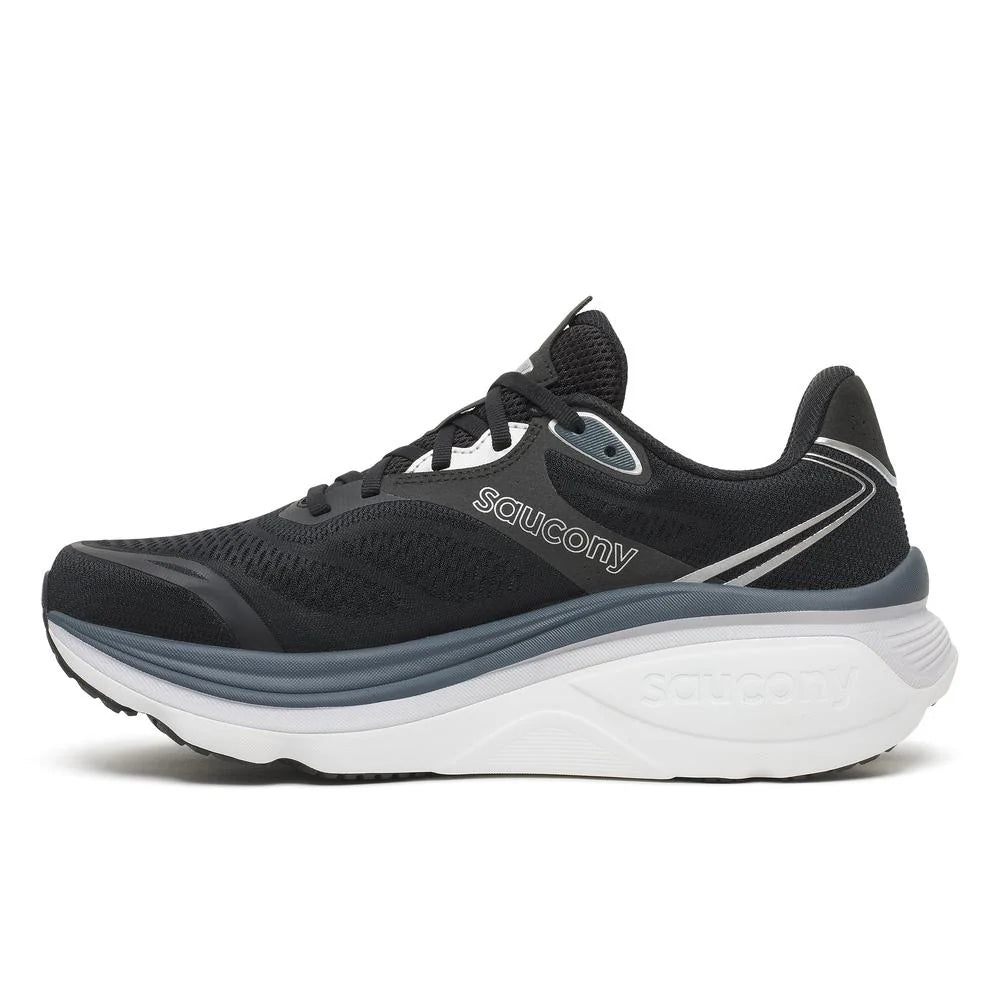 Saucony Hurricane 26 Men’s Running Shoe - Black/Silver 1