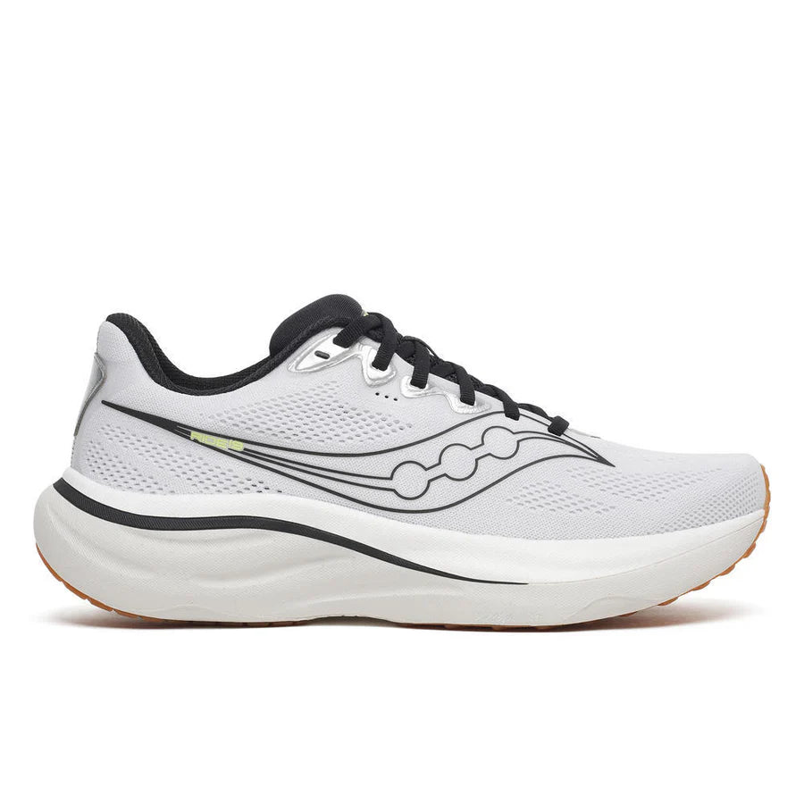 Saucony Ride 19 Men’s Running Shoes - White/Quartz