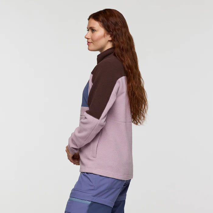 Cotopaxi Women's Abrazo Fleece Full-Zip Jacket - Coffee/Quartz 1