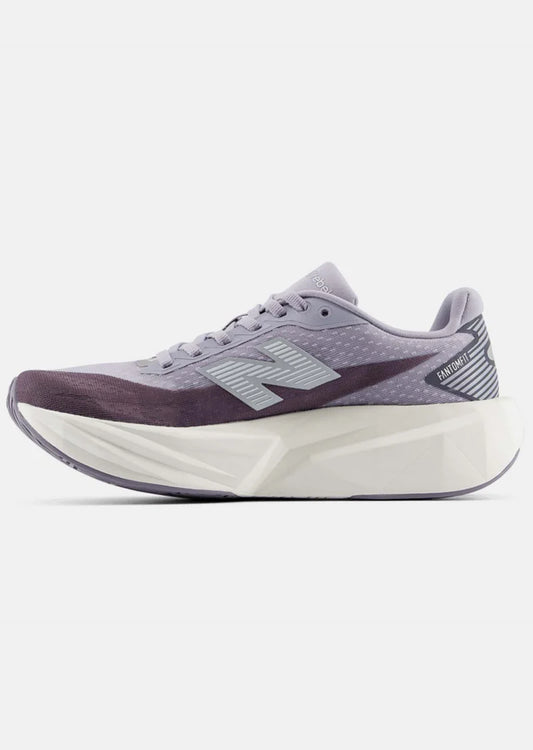 New Balance FuelCell Rebel v5 Digital Mist Magnet angled view