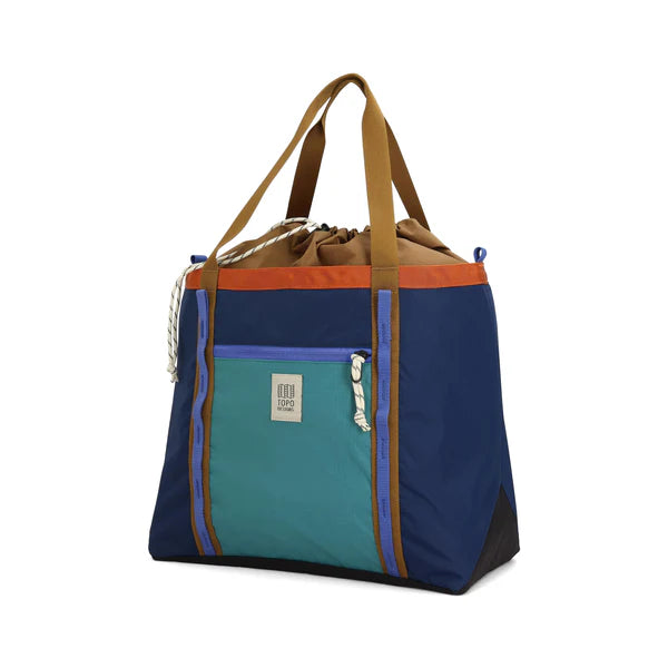 Topo Designs Mountain Utility Tote Midnight/Caribbean 3