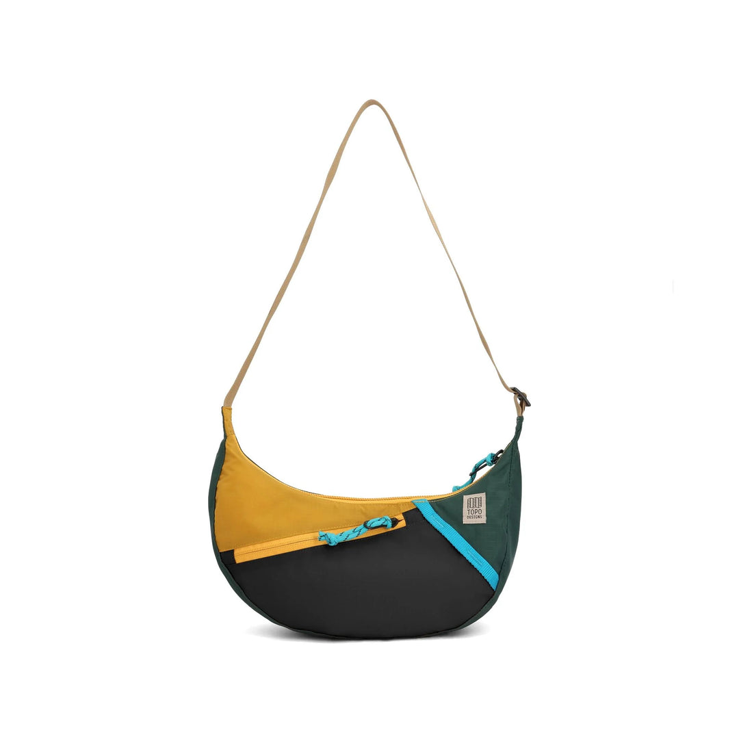 Topo Designs Moonlight Crossbody Bag (Mustard/Forest) 1