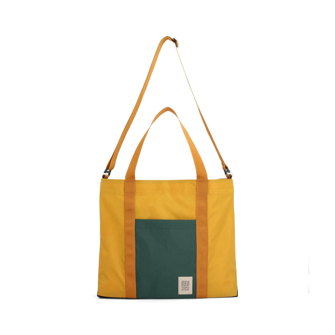 Topo Designs Mountain Essential Tote (Mustard/Forest)