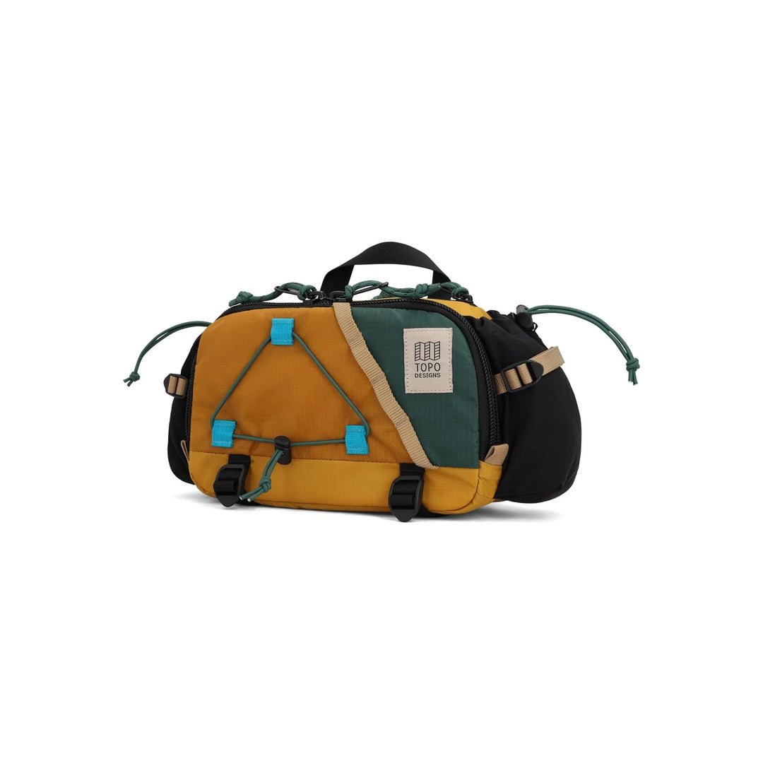 Topo Designs Mountain Hydro Hip Pack (Mustard/Forest) 1
