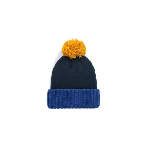 Topo Designs Pompom Beanie (Cobalt/Midnight)1
