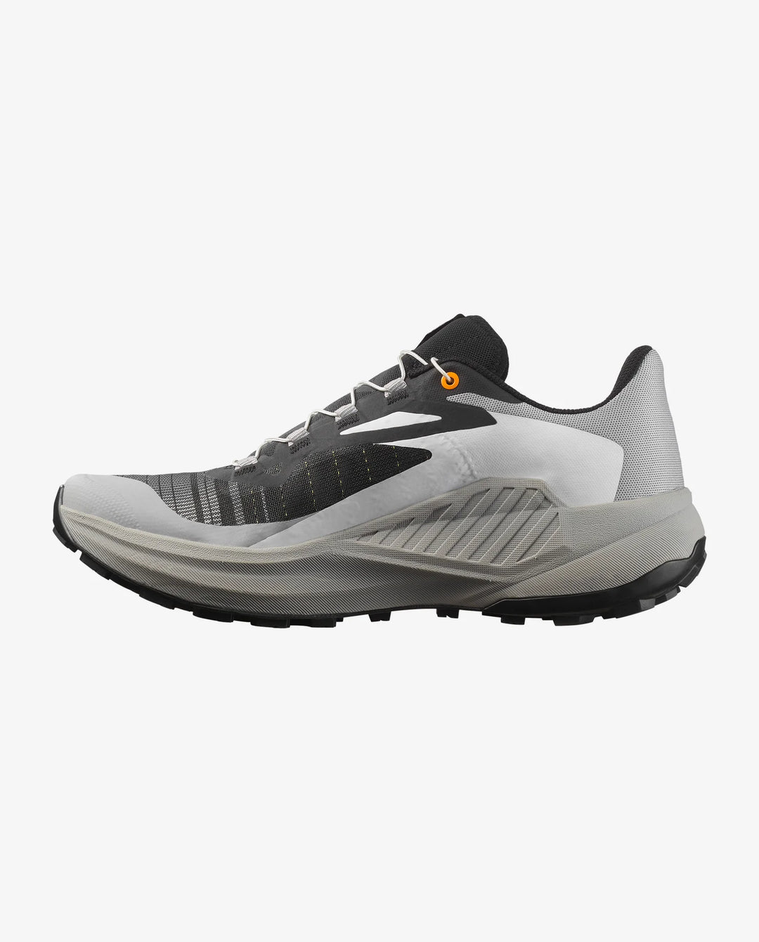 Salomon Men’s Genesis Trail Running Shoes - Black/Alloy/Tumeric 5