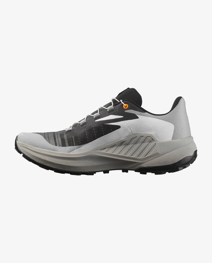 Salomon Men’s Genesis Trail Running Shoes - Black/Alloy/Tumeric 5