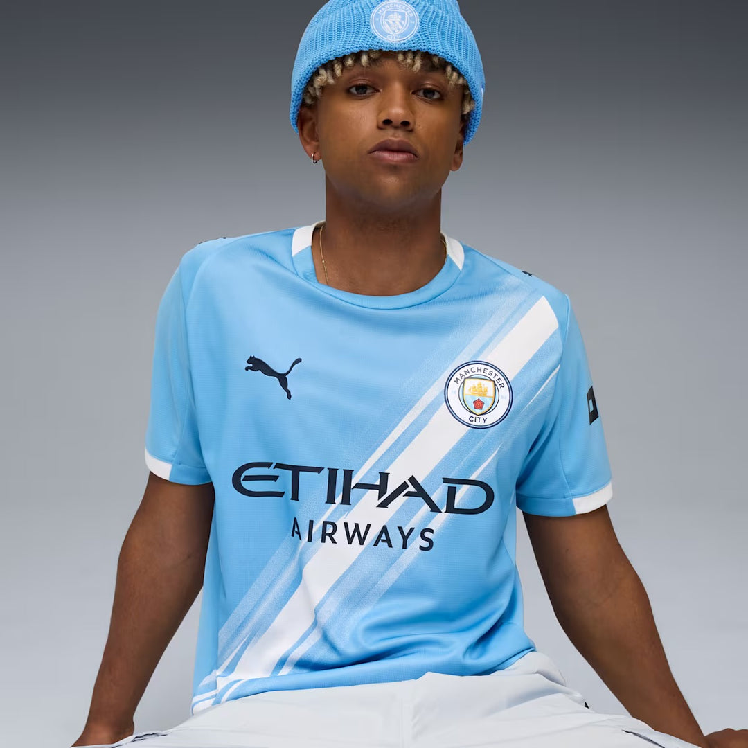 Puma Manchester City 25/26 Home Replica Jersey - Team Light Blue/Puma White 1