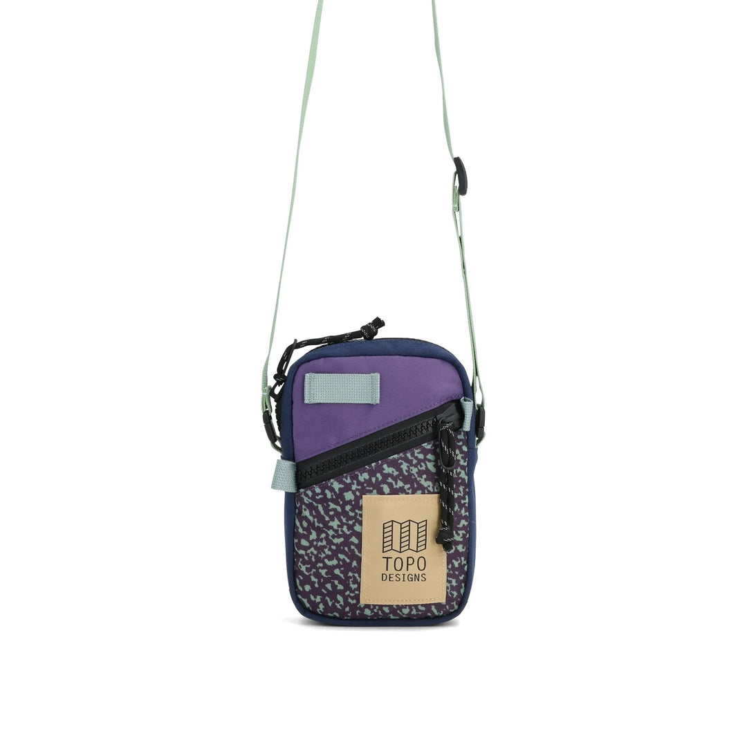 Topo Designs Mini Shoulder Bag Loganberry / Crackle 1
