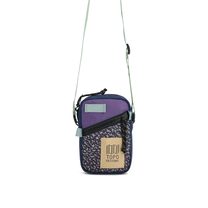 Topo Designs Mini Shoulder Bag Loganberry / Crackle 1