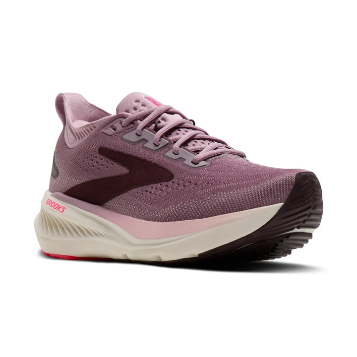 Brooks Women’s Glycerin 23 Running Shoe - Elderberry/Peppercorn/Clear 1