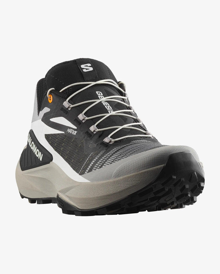 Salomon Men’s Genesis Trail Running Shoes - Black/Alloy/Tumeric 3