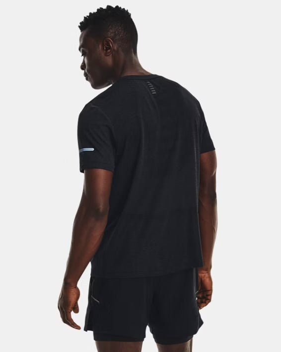 UA Men’s Seamless Stride Shirt - Black 1