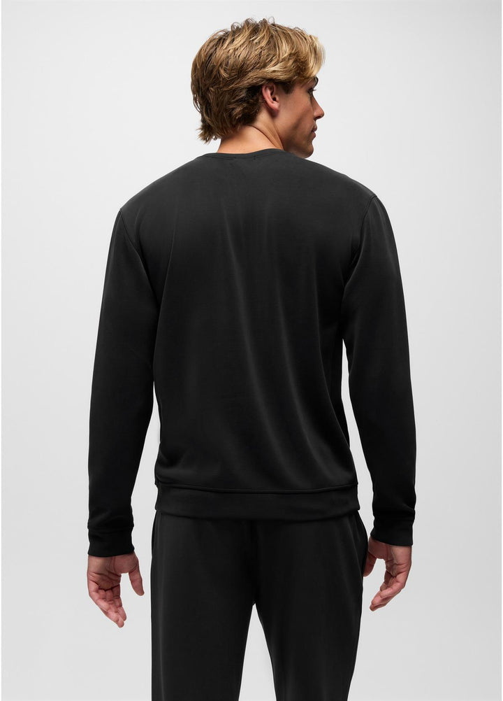 prAna Men’s Shea Soft Crewneck - Black 1