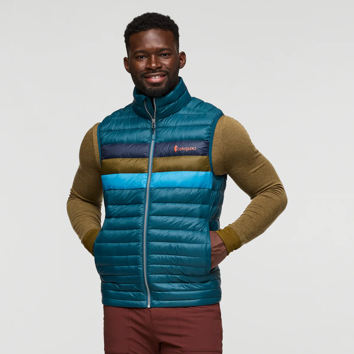 Cotopaxi Men's Fuego Down Vest Abyss Stripes