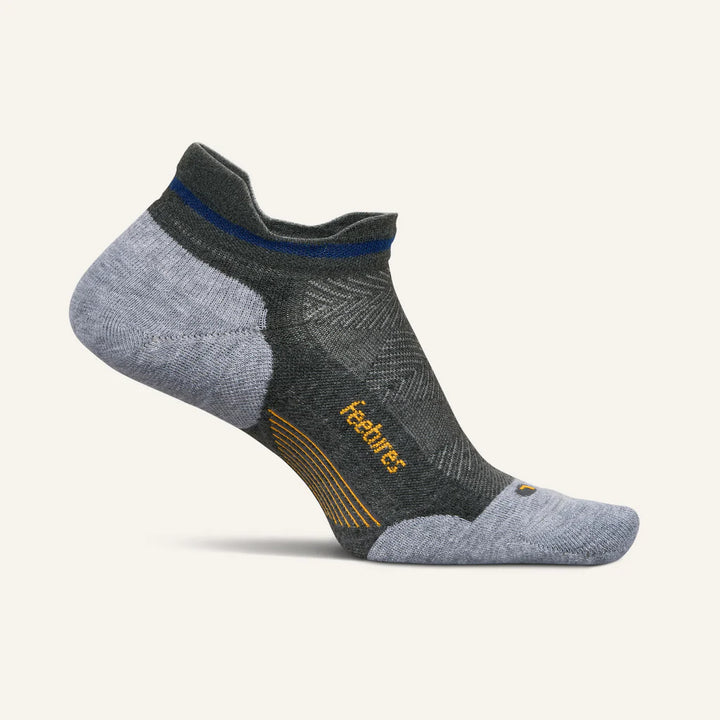 Feetures Elite Max Cushion Tab Socks Iron Seal