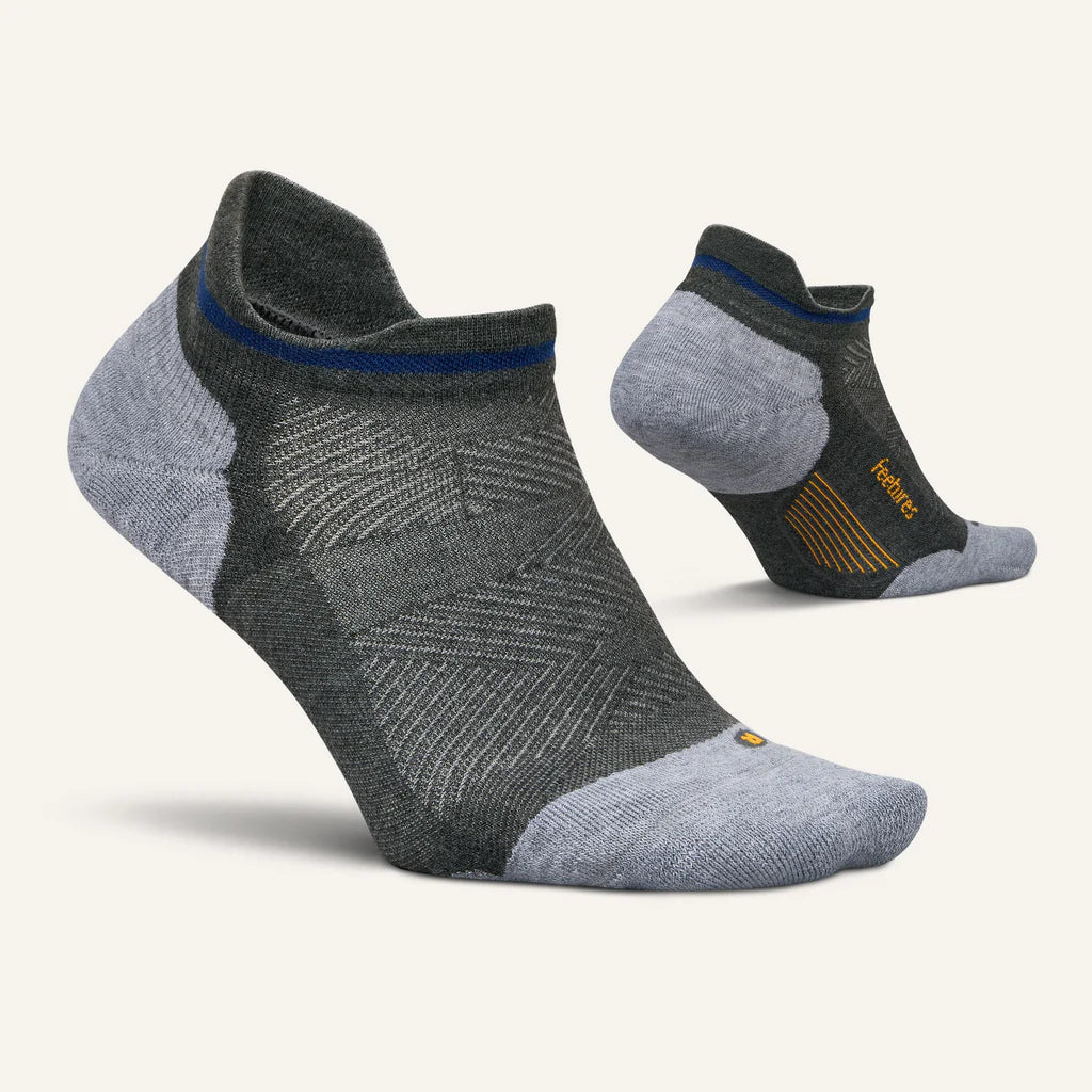 Feetures Elite Max Cushion Tab Socks Iron Seal 1