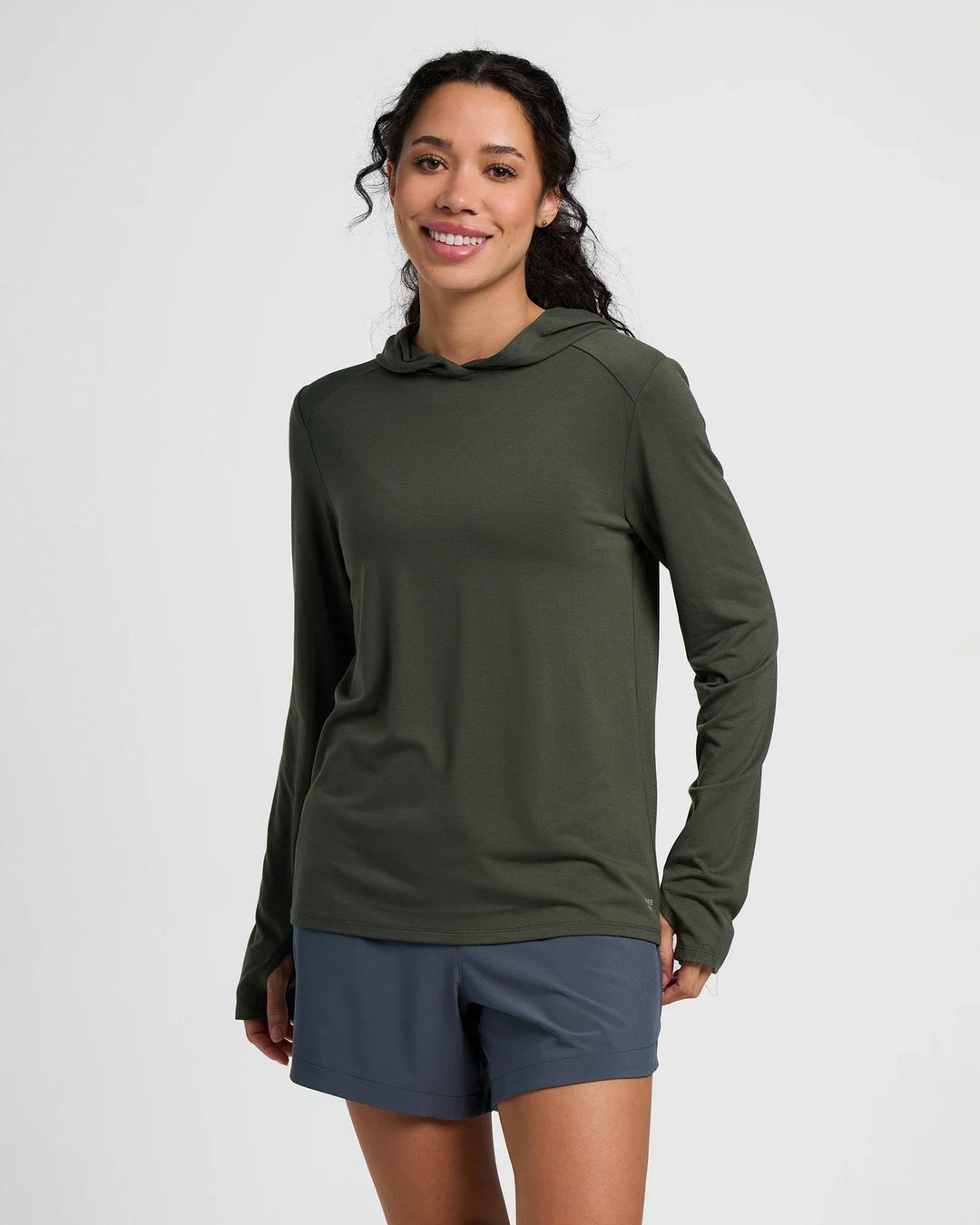 Free Fly Women’s Bamboo Shade Hoodie II Dark Forest 