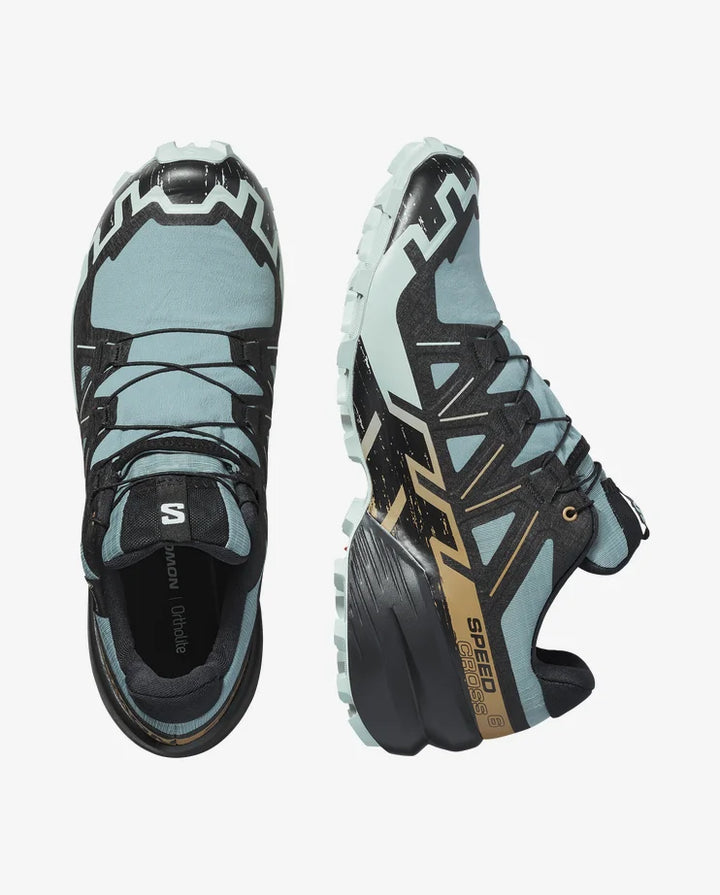 Salomon Men’s Speedcross 6 Gore-tex Trail Running Shoes  Trooper / Black / Wood Thrush 5