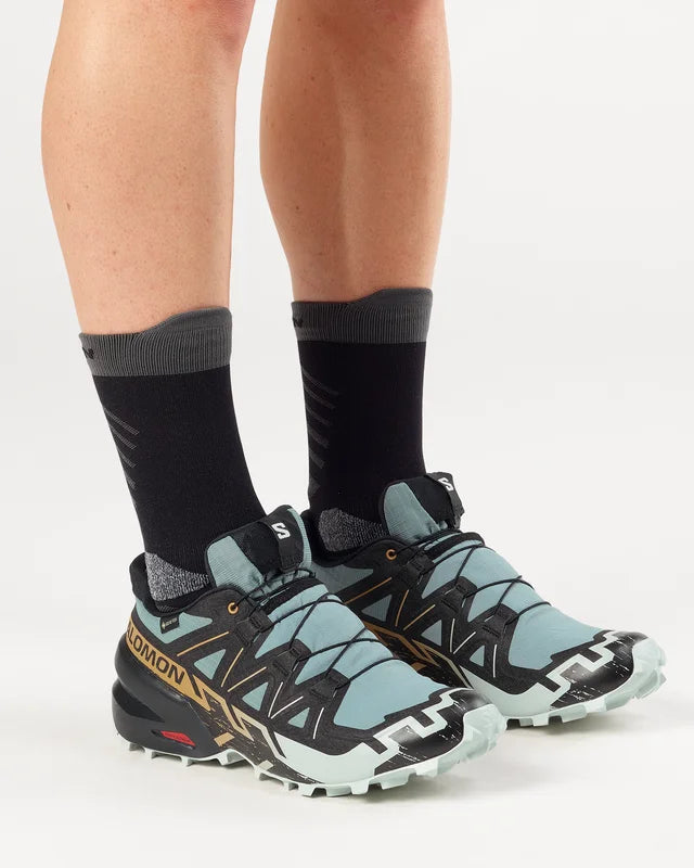 Salomon Men’s Speedcross 6 Gore-tex Trail Running Shoes  Trooper / Black / Wood Thrush 1