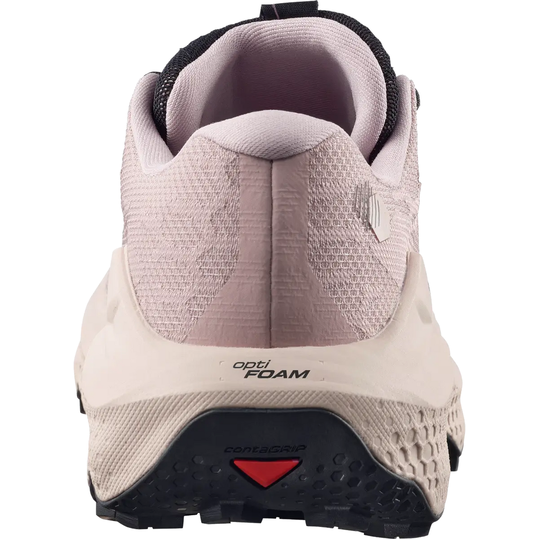 Salomon Ultra Glide 4 Women's Trail Running Shoes Shadow Gray /  Tapioca Black heel view