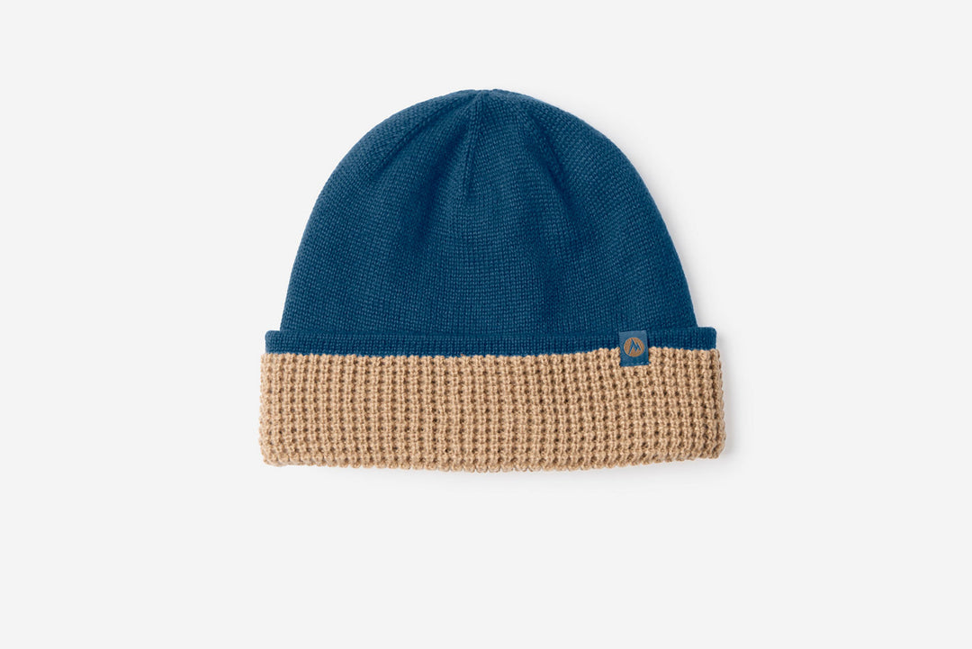 Marmot Reversible Waffle Beanie - Thunderhead/Rustic Khaki