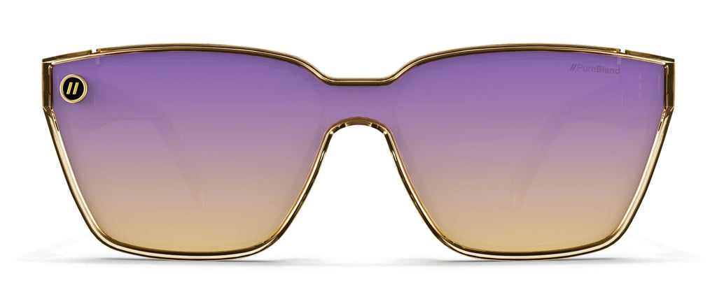 Blenders Mave X2 sunglasses in Mojave with Rainbow Lavender Champagne Polarized lenses